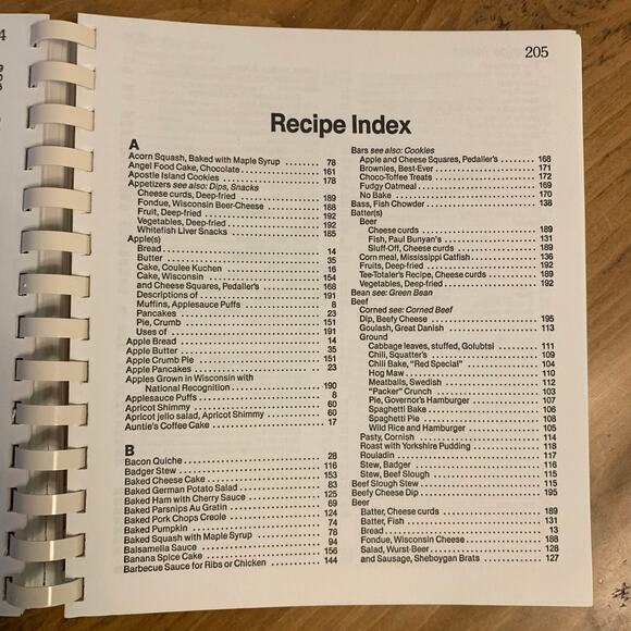 From Wisconsin: More Than a Cookbook Laurie & Debra Gluesing Plastic Comb 1991 - Picture 15 of 16